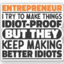 Search for entrepreneur stickers Business