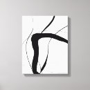 Search for abstract black and white canvas prints Minimalist