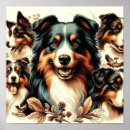 Search for australian shepherd posters Retro