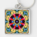 Search for abstract flowers key rings Fractal