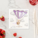 Search for hot air balloon napkins We can bearly wait