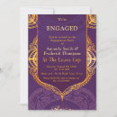 Search for purple engagement party invitations Classic