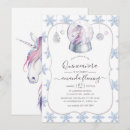 Search for winter unicorn birthday invitations Unicorns