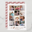 Search for rose gold new years cards Photo collage