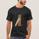 Search for cricket bat and ball tshirts Wicket