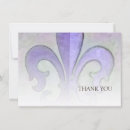 Search for fleur de lis thank you cards Simple