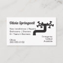 Search for plumber business cards Modern