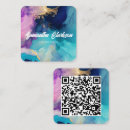 Search for thick business cards Qr code