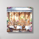 Search for bakery canvas prints Vintage