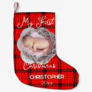 Search for tartan christmas stockings Vintage