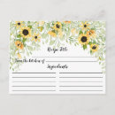 Search for yellow sunflowers postcards Bridal shower