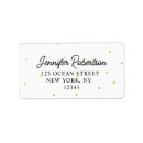 Search for black monogram return address labels Custom