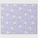 Search for ghosts wrapping paper Cute ghost pattern