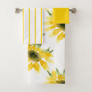 Search for yellow sunflower bathroom accessories Watercolor