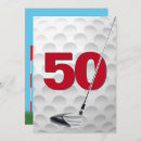 Search for golf 50th birthday invitations Golfer