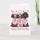 Search for poodle valentines day cards Hearts