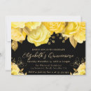 Search for yellow quinceanera invitations Gold