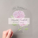 Search for watercolor hydrangea invitations Pink