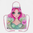 Search for greetings long aprons Pink