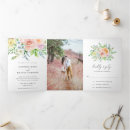 Search for elegant modern floral wedding invitations Peach