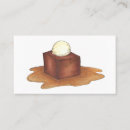 Search for pudding business cards Dessert