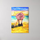 Search for watercolor canvas prints Beach