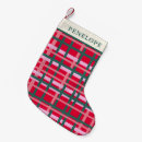 Search for plaid christmas stockings Xmas