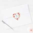 Search for heart with flowers stickers Elegant