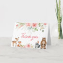 Search for animal thank you cards Floral