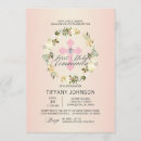 Search for floral first communion invitations Watercolor