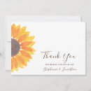 Search for sunflower thank you cards Autumn