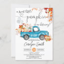 Search for truck baby shower invitations Little pumpkin