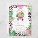 Search for palm trees baby shower invitations Jungle