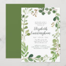 Search for watercolor greenery baby shower invitations Foliage