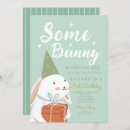Search for some bunny is turning one 1st birthday invitations Cute