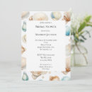 Search for shell bridal shower invitations Coastal