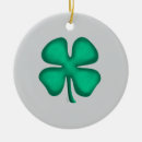 Search for luck christmas tree decorations Four leaf clover