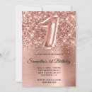 Search for foil 1st birthday invitations Stylish