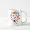 Search for floral bridesmaid mugs Wreath