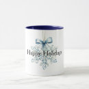 Search for blue snowflake mugs Chic