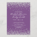 Search for glitter bridal shower invitations Modern