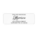 Search for promo return address labels Modern