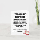 Search for sister in law christmas cards Funny