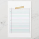 Search for lined stationery paper School