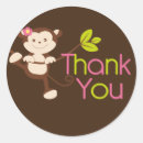 Search for monkey birthday stickers Safari