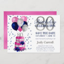 Search for 80th save date postcards Elegant