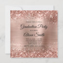 Search for metallic graduation invitations Glitter