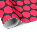 Search for black and red polka dot wrapping paper Trendy