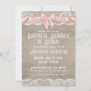 Search for lace baby shower invitations Bow