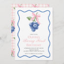 Search for blueberry birthday invitations Blueberries